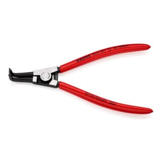 KNIPEX 46 21 A31 Sicherungsringzange für Außenringe auf Wellen mit Kunststoff überzogen schwarz atramentiert 200 mm