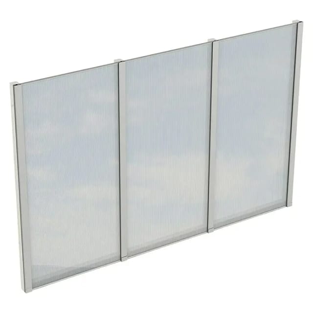 SKANHOLZ Seitenwand, B x H: 293 x 200 cm, Holz, Farbe: weiß
