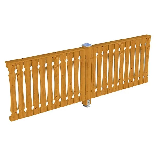 SKANHOLZ Seitenwand, B x H: 305 x 96 cm, Holz, Farbe: eiche hell