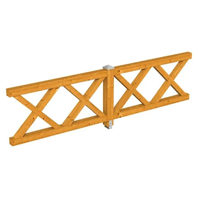 SKANHOLZ Brüstung, B x H: 335 x 84 cm, Holz, Farbe: eiche hell