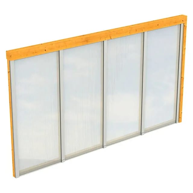 SKANHOLZ Seitenwand, B x H: 355 x 200 cm, Holz, Farbe: eiche hell