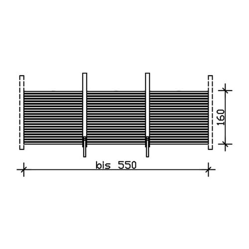 SKANHOLZ Rückwand, Breite: 78,5 cm, natur