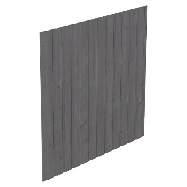 SKANHOLZ Seitenwand, B x H: 78,5 x 220 cm, Holz, Farbe: schiefergrau