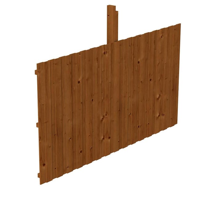 SKANHOLZ Rückwand, BxH: 341 x 180 cm, Holz, nussbaum