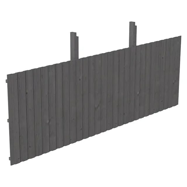 SKANHOLZ Rückwand, B x H: 78,5 x 180 cm, Holz, Farbe: schiefergrau
