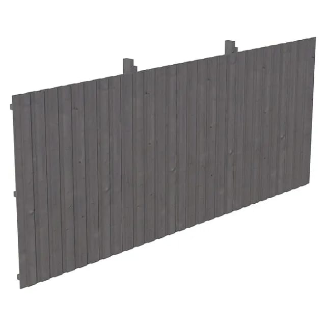 SKANHOLZ Rückwand, B x H: 78,5 x 220 cm, Holz, Farbe: schiefergrau