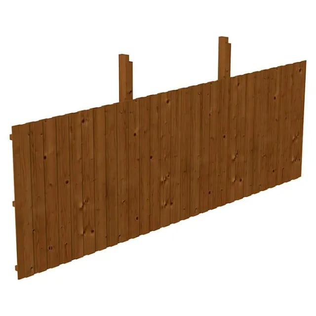 SKANHOLZ Rückwand, BxH: 550 x 180 cm, Holz, nussbaum