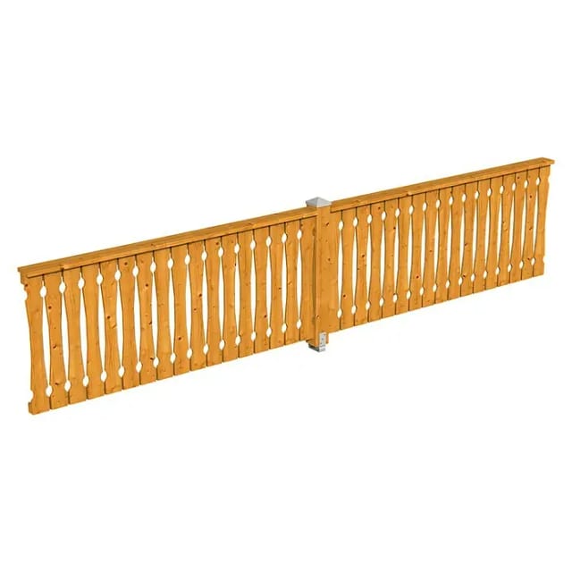 SKANHOLZ Brüstung, B x H: 465 x 96 cm, Holz, Farbe: eiche hell