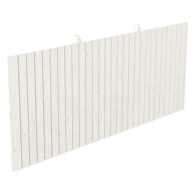 SKANHOLZ Rückwand, BxH: 550 x 220 cm, Holz, weiß