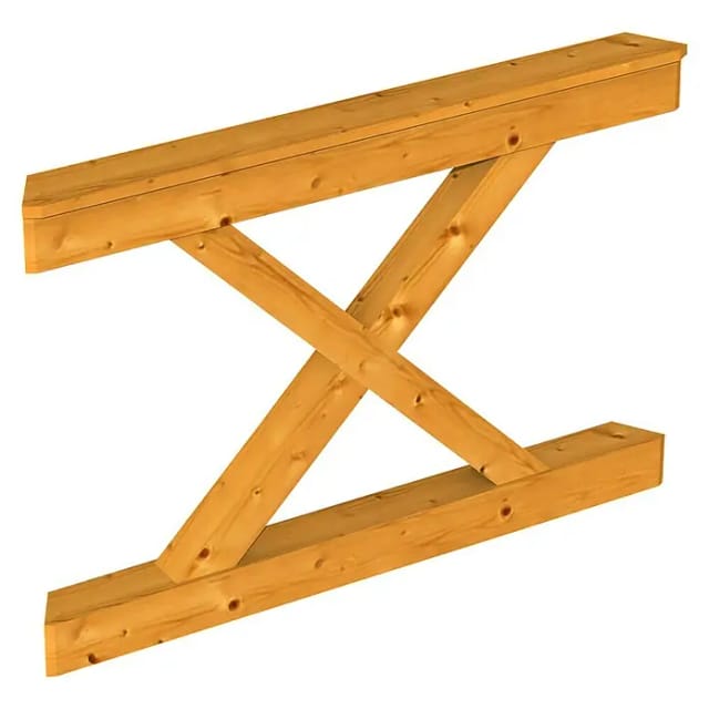 SKANHOLZ Brüstung, BxH: 120 x 84 cm, eiche hell, Holz