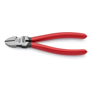 KNIPEX 70 01 160 EAN Seitenschneider mit Kunststoff überzogen schwarz atramentiert 160 mm