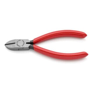 KNIPEX 70 01 125 EAN Seitenschneider mit Kunststoff überzogen schwarz atramentiert 125 mm
