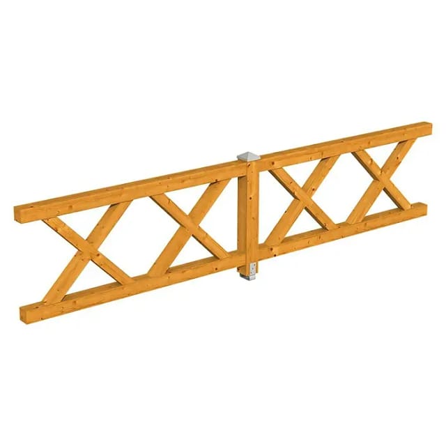 SKANHOLZ Brüstung, B x H: 400 x 84 cm, Holz, Farbe: eiche hell
