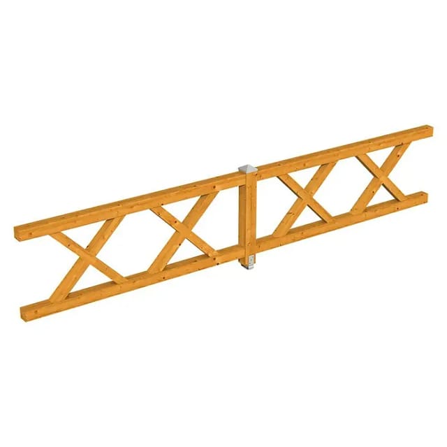 SKANHOLZ Brüstung, B x H: 465 x 84 cm, Holz, Farbe: eiche hell