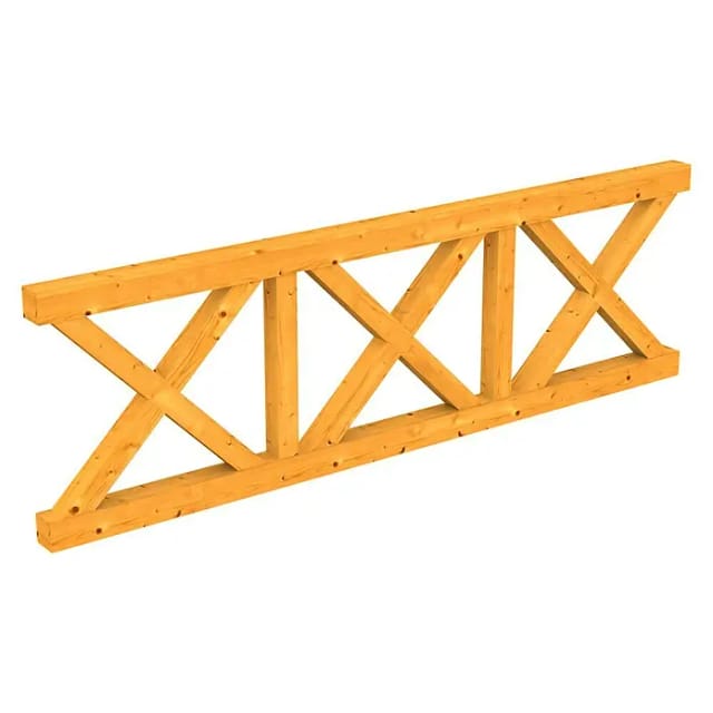 SKANHOLZ Brüstung, B x H: 270 x 84 cm, Holz, Farbe: eiche hell