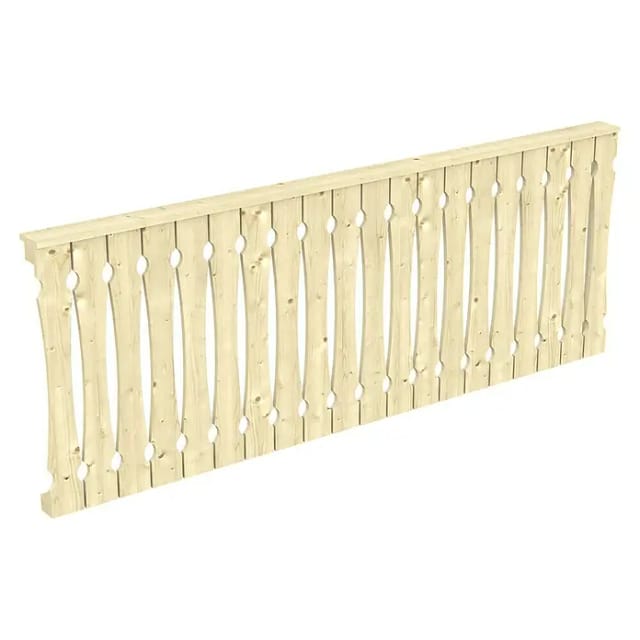 SKANHOLZ Seitenwand, B x H: 78,5 x 96 cm, Holz, Farbe: natur