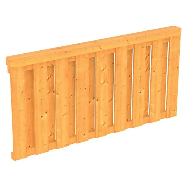 SKANHOLZ Brüstung, B x H: 78,5 x 84 cm, Holz, Farbe: natur - beige