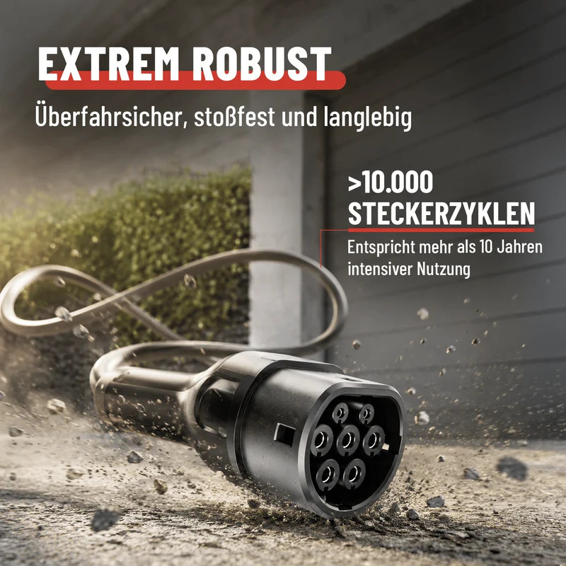 ABSINA 301401 - Typ 2 Kabel, für E-Fahrzeuge, 11 kw, 7,5m, 3-Phasen Bild 3