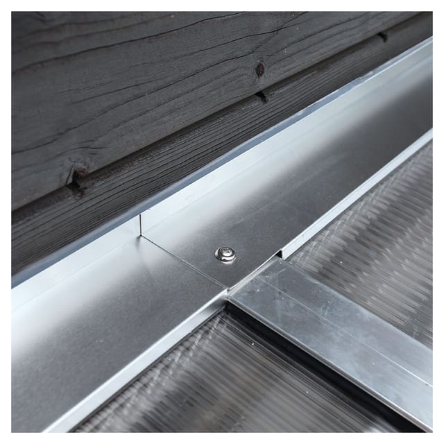 SKANHOLZ Wandanschlussprofil-set, B x H: 648 x 648 cm, Aluminium, Farbe: silberfarben