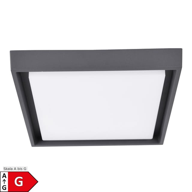 NÄVE LED-Außenwandleuchte »Mio«, 30 W - grau