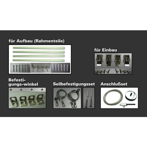 NÄVE LED-Panel »Diversity«, inkl. Leuchtmittel in warmweiß - weiss Bild 3