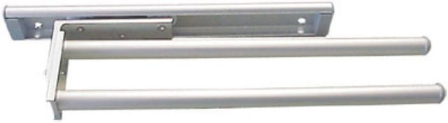 FACKELMANN Handtuchhalter, BxHxT: 31 x 4 x 9 cm - silberfarben
