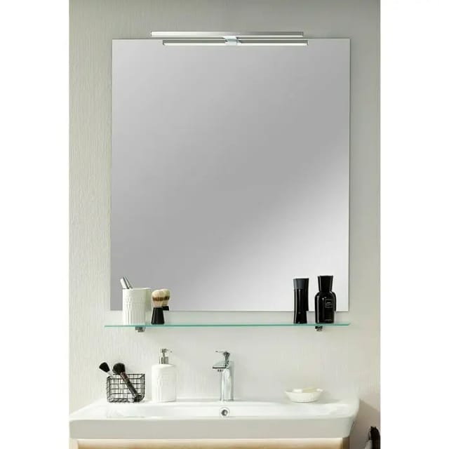 FACKELMANN Spiegelelement, BxHxT: 80 x 90 x 0,4 cm - grau
