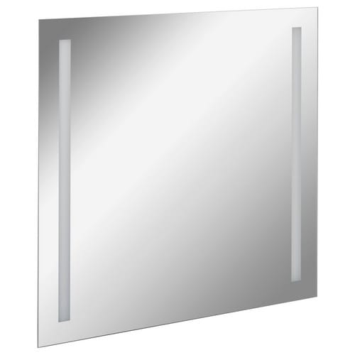 FACKELMANN Spiegelelement »MIRRORS«, BxHxT: 80 x 75 x 2 cm, 4250 K, neutralweiß, 2W - grau