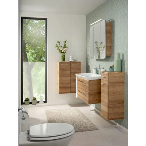 FACKELMANN Waschbecken »MILANO«, BxHxT: 88,3 x 16,8 x 54 cm - weiss