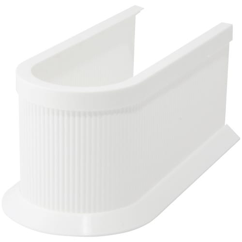 FACKELMANN Siphonabdeckung, weiß, Kunststoff, BxHxT: 13,2 x 11 x 26,8 cm - weiss