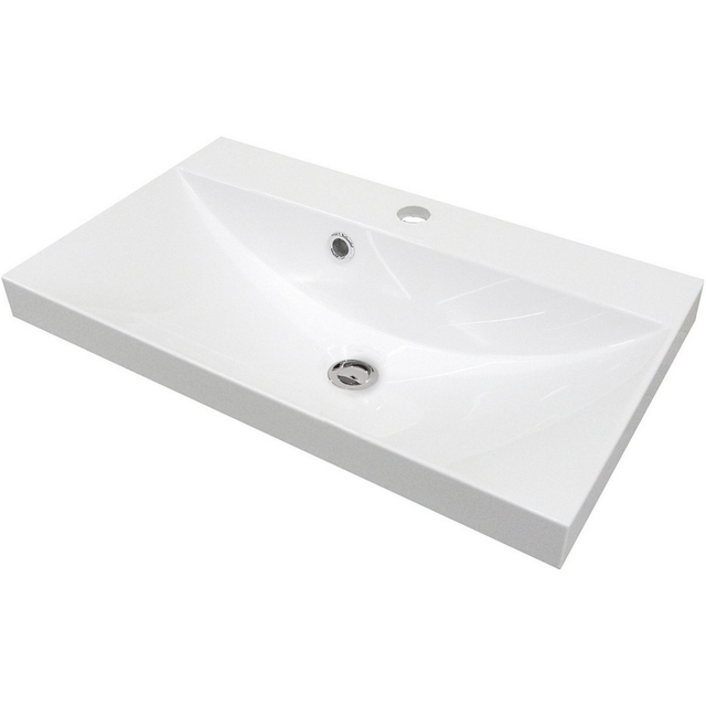 FACKELMANN Waschbecken »MALUA«, BxHxT: 60x14,1x35 cm - weiss
