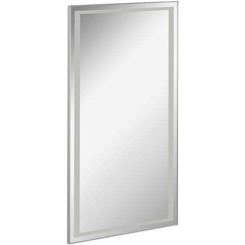 FACKELMANN Spiegelelement, BxHxT: 40,5 x 70,5 x 2,2 cm, 6000 K, kaltweiß, 11.3W - grau