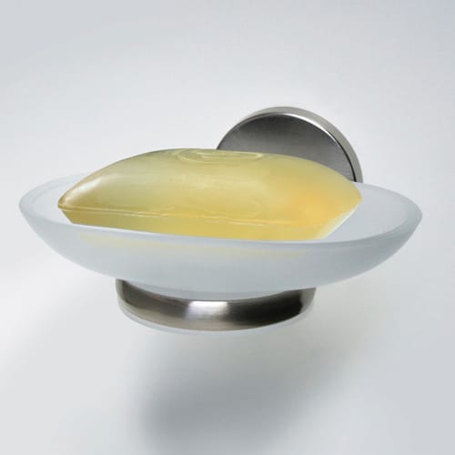 FACKELMANN Glasablage »Fusion«, BxHxT: 13 x 6 x 12 cm - silberfarben