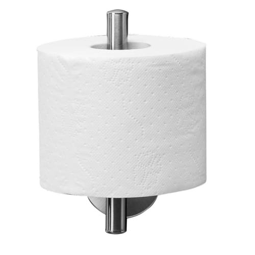 FACKELMANN Toilettenpapierhalter »Fusion«, Bevorrater, BxHxT: 6 x 16,5 x 7 cm - silberfarben