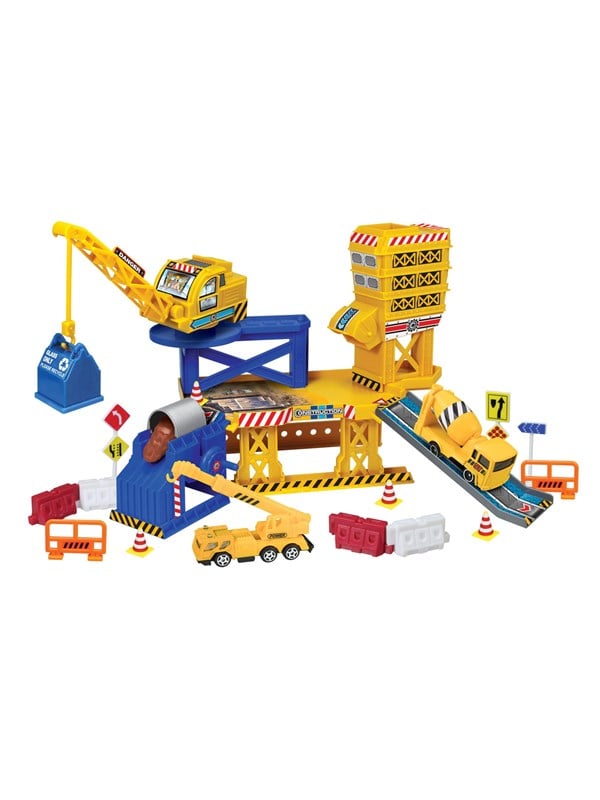 Junior Driver Construction Play Set 40pcs with 2 c