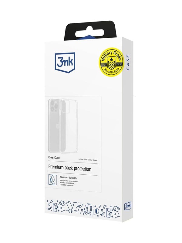 3mk Clear Case for Samsung Galaxy A16 - transparent