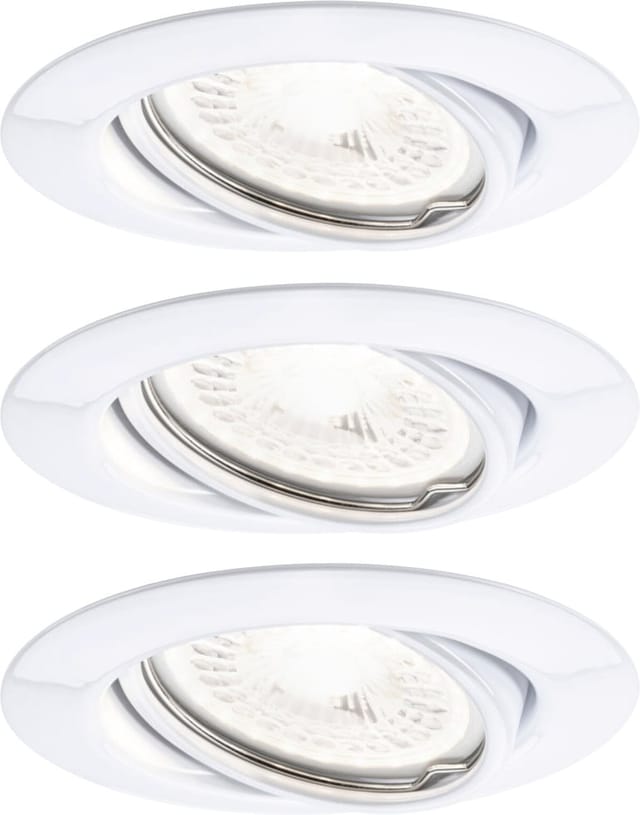 PAULMANN Einbauleuchte, 5 W, Einbautiefe: 9 cm - weiss