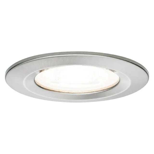 PAULMANN Einbauleuchte, 6,5 W, Einbautiefe: 7,5 cm - silberfarben