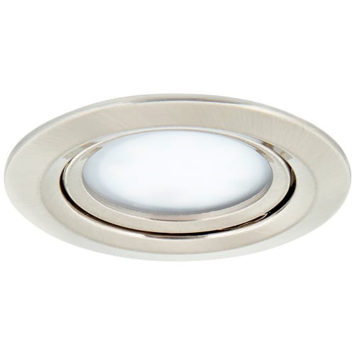 PAULMANN LED-Einbauleuchte »Coin Slim«, dimmbar, inkl. Leuchtmittel in bernsteinfarben - silberfarben