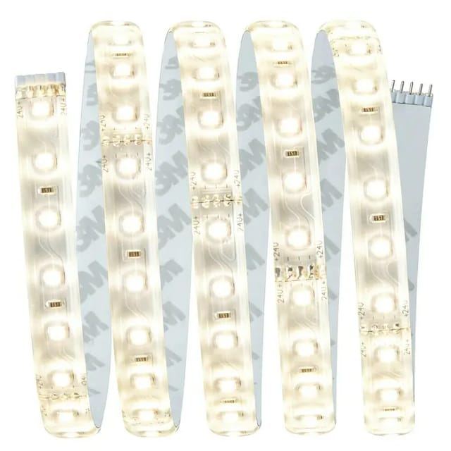 PAULMANN LED-Streifen, 150 cm, warmweiß, 825 lm, dimmbar - silberfarben