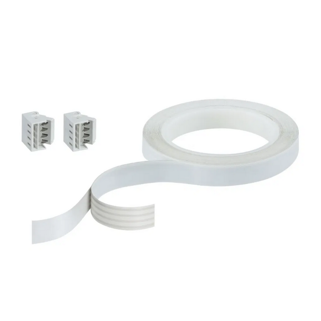 PAULMANN Verbindungselement, Flat-Connector, Kunststoff, weiß - weiss