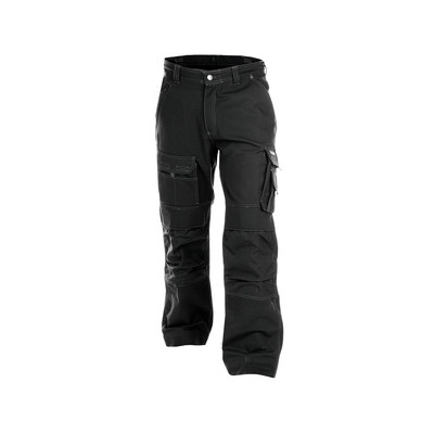 Jackson Canvas Arbeitshose mit Kniepolstertaschen, schwarz, Schrittlänge Plus, Größe 48
