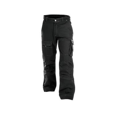 Jackson Canvas Arbeitshose mit Kniepolstertaschen, schwarz, Schrittlänge Plus, Größe 48
