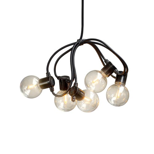Konstsmide LED-Lichterkette, 2,4 W, Kunststoff - schwarz