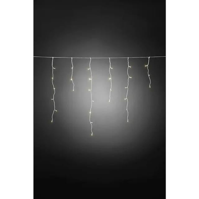 Konstsmide Lichterkette, bernsteinfarben, Batteriebetrieb, Kabellänge: 3,5 m - weiss