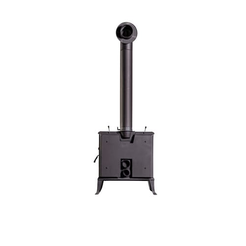 GLOBEFIRE Gussofen »Neptun«, schwarz, Gusseisen, 7 kW