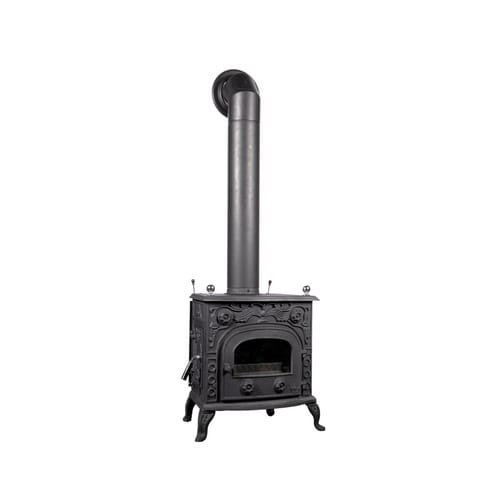GLOBEFIRE Gussofen »Eros«, schwarz, Gusseisen, 6 kW