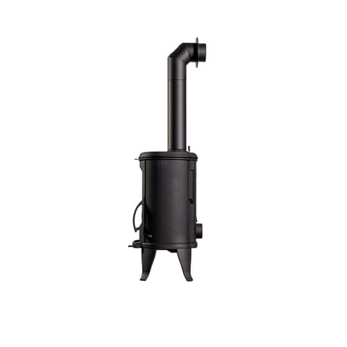 GLOBEFIRE Gussofen »Sirius«, schwarz, Gusseisen, 6 kW