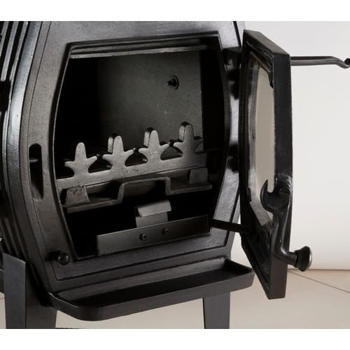 GLOBEFIRE Gussofen »Charon I«, schwarz, Gusseisen, 7 kW