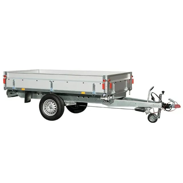 STEMA PKW-Anhänger »BASIC SH 1300«, BxL: 128 cm x 251 cm, max. Nutzlast 1064 kg - silberfarben
